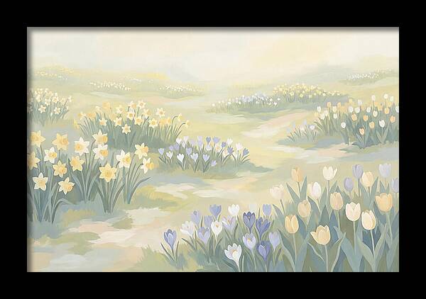 Spring Bulb Lawn With Naturalized Daffodils