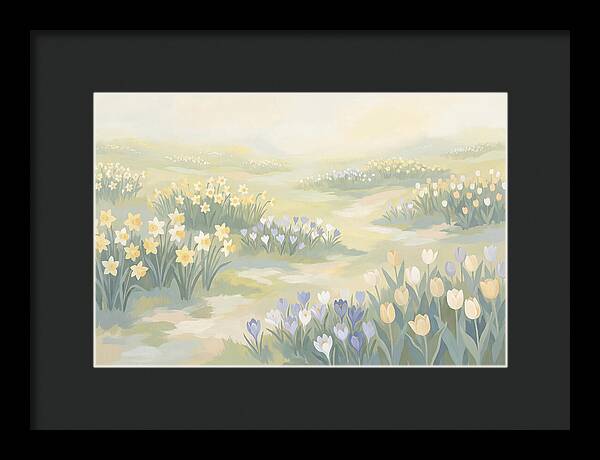 Spring Bulb Lawn With Naturalized Daffodils