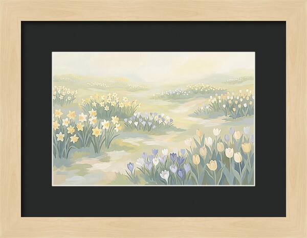 Spring Bulb Lawn With Naturalized Daffodils