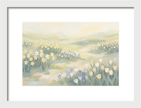 Spring Bulb Lawn With Naturalized Daffodils
