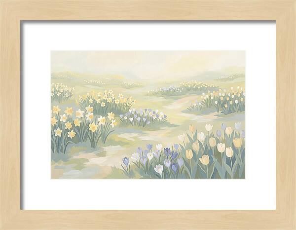 Spring Bulb Lawn With Naturalized Daffodils