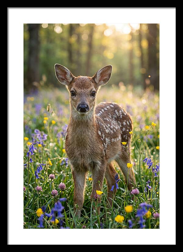 Spring Fawn In Bloom