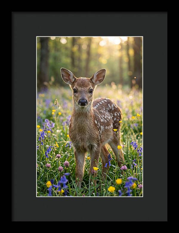 Spring Fawn In Bloom