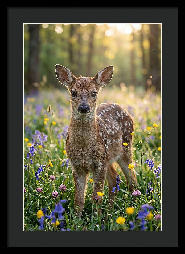 Spring Fawn In Bloom