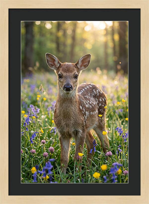 Spring Fawn In Bloom