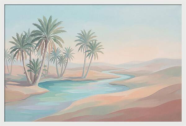 Spring Fed Oasis With Date Palms