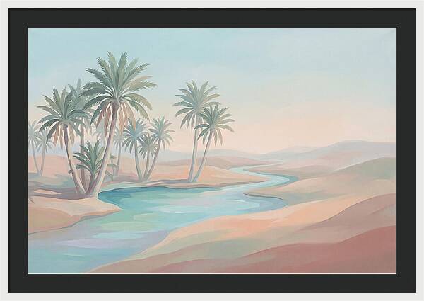Spring Fed Oasis With Date Palms