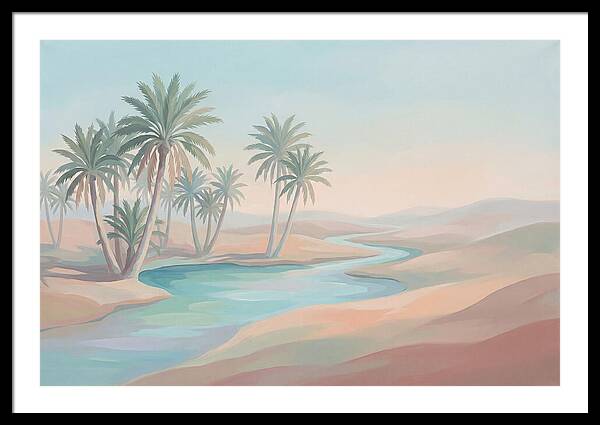 Spring Fed Oasis With Date Palms