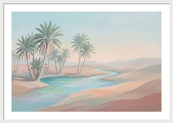 Spring Fed Oasis With Date Palms