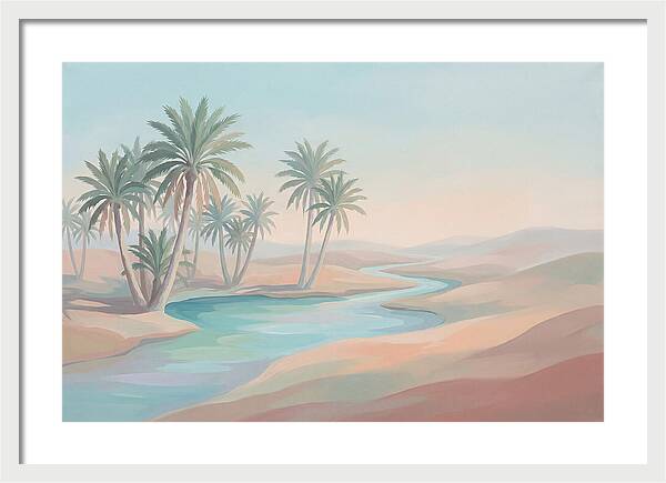 Spring Fed Oasis With Date Palms