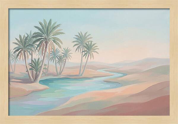 Spring Fed Oasis With Date Palms