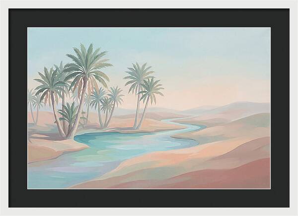 Spring Fed Oasis With Date Palms