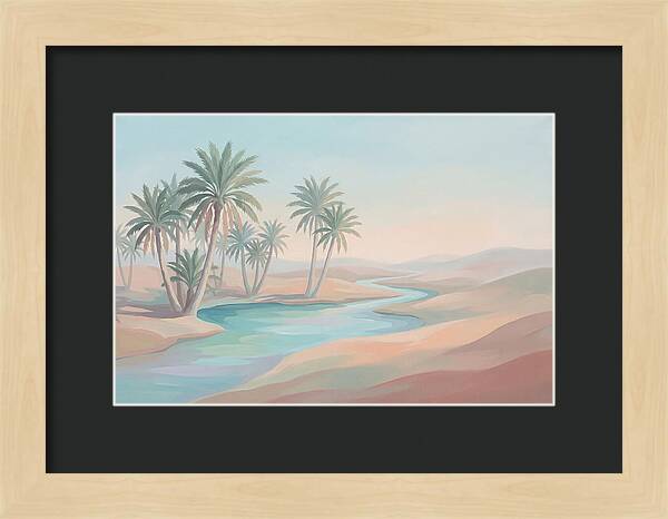 Spring Fed Oasis With Date Palms
