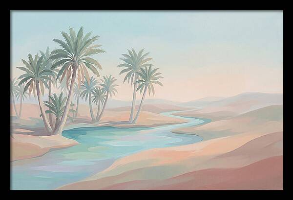 Spring Fed Oasis With Date Palms
