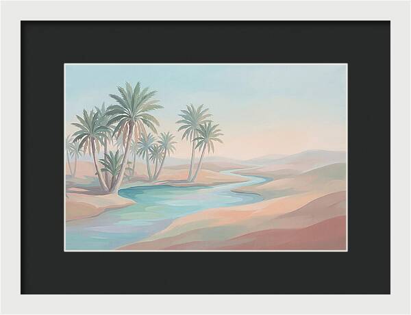 Spring Fed Oasis With Date Palms