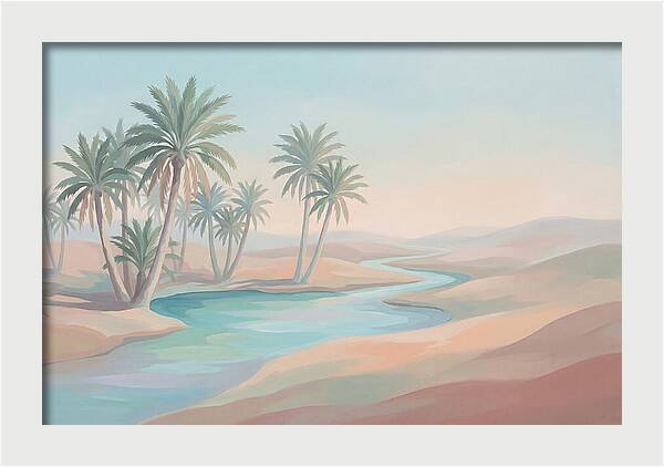Spring Fed Oasis With Date Palms