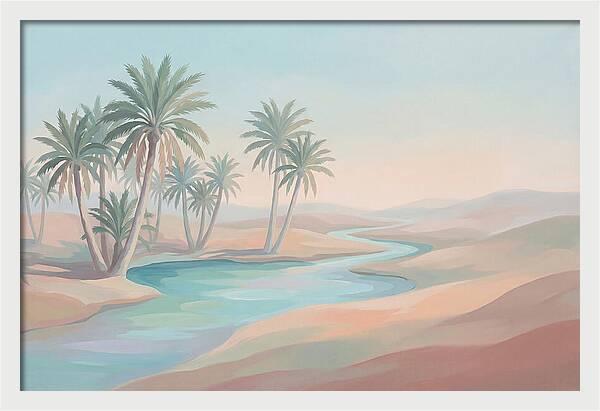 Spring Fed Oasis With Date Palms