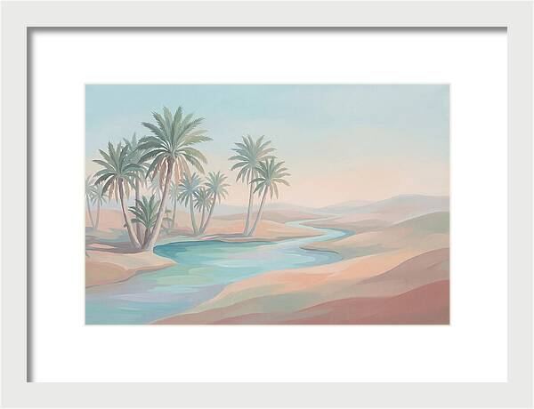 Spring Fed Oasis With Date Palms