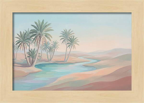 Spring Fed Oasis With Date Palms