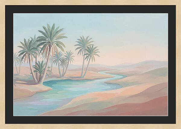 Spring Fed Oasis With Date Palms