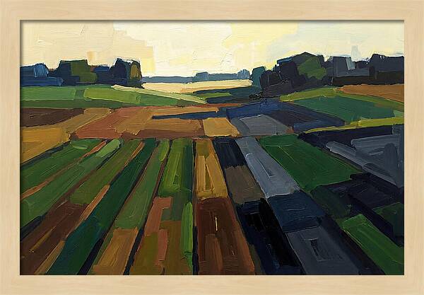 Spring Fields In Bloom