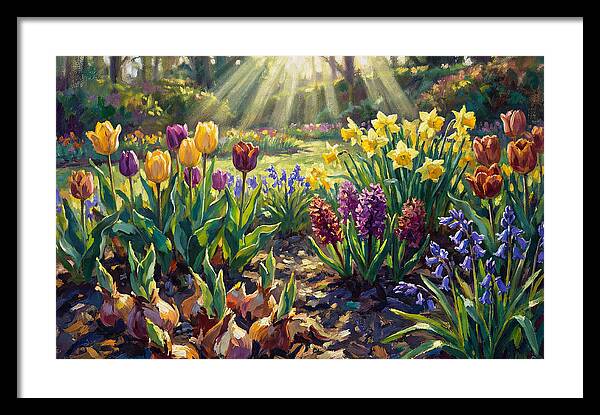 Spring Flower Border Awakening