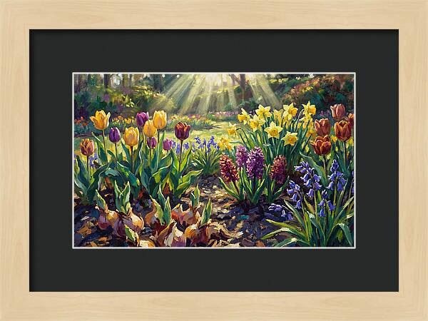 Spring Flower Border Awakening