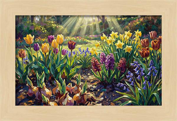 Spring Flower Border Awakening