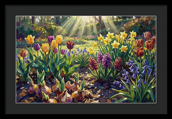 Spring Flower Border Awakening