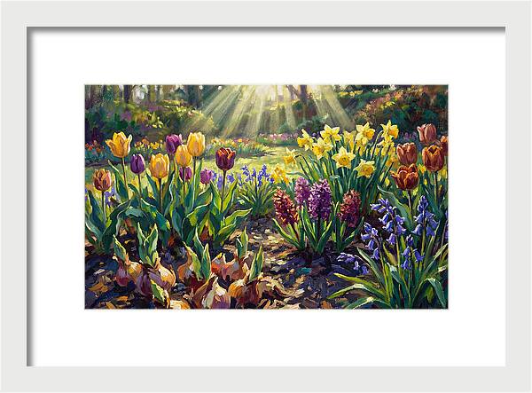 Spring Flower Border Awakening
