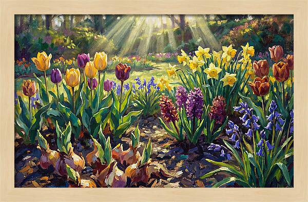 Spring Flower Border Awakening