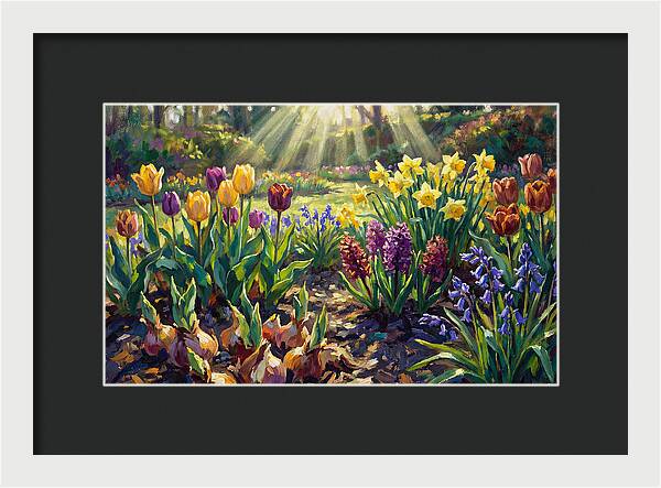 Spring Flower Border Awakening
