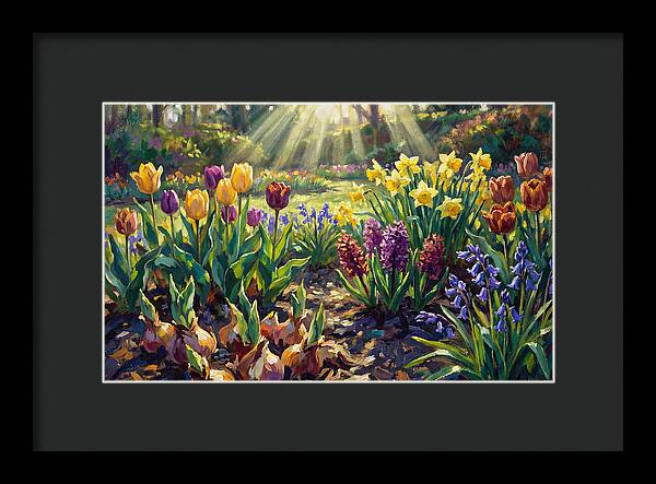 Spring Flower Border Awakening