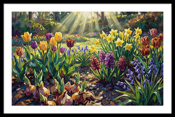 Spring Flower Border Awakening