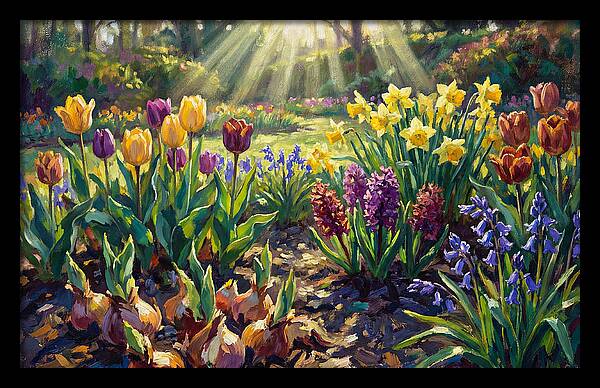 Spring Flower Border Awakening