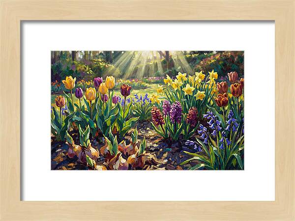 Spring Flower Border Awakening
