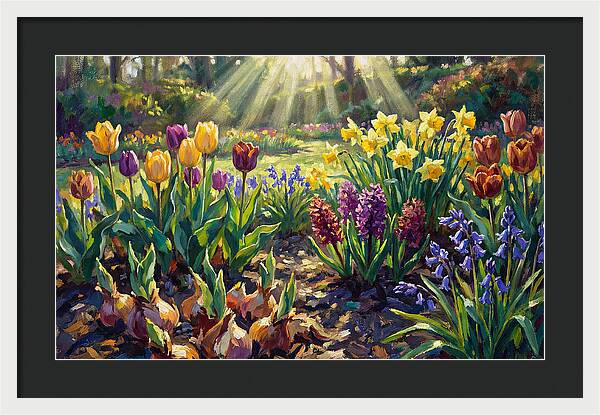Spring Flower Border Awakening