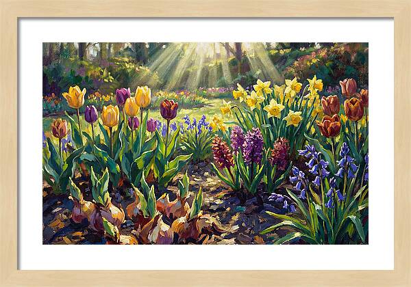 Spring Flower Border Awakening