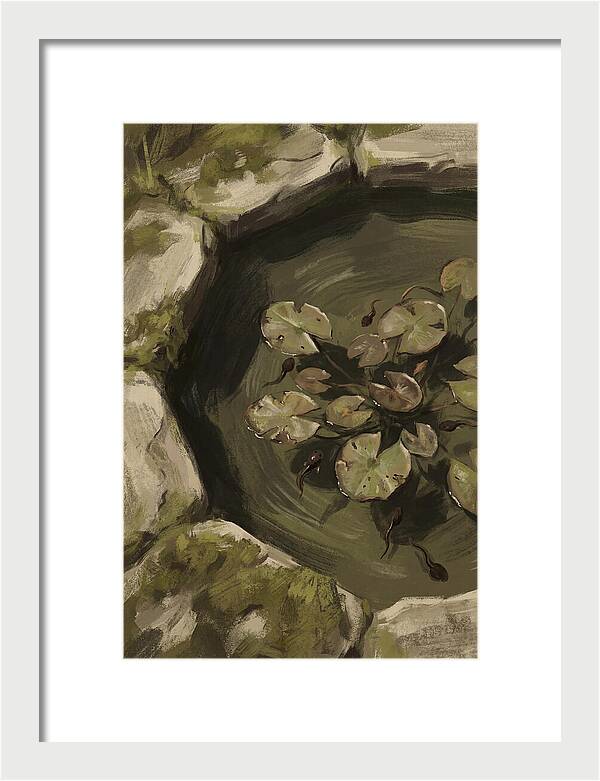 Spring Pond With Tadpoles