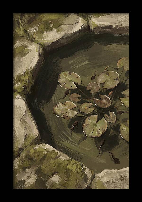 Spring Pond With Tadpoles