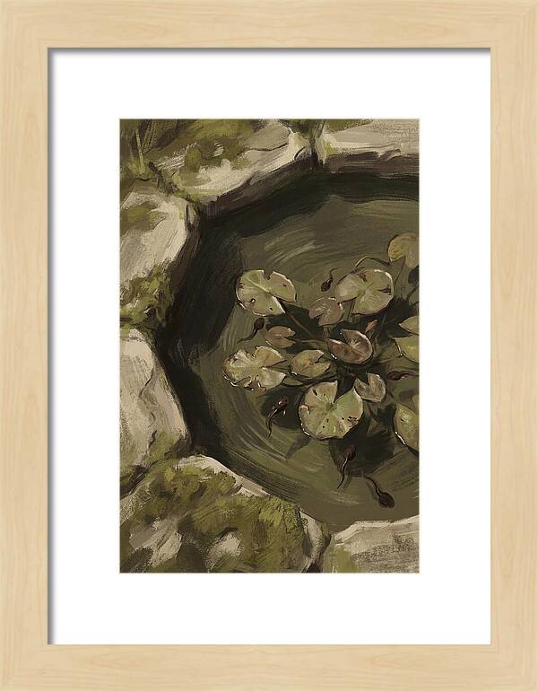 Spring Pond With Tadpoles
