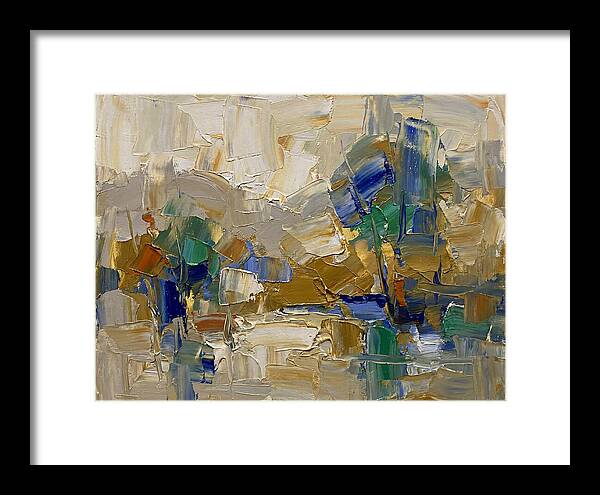 Spring Rain Abstract Landscape