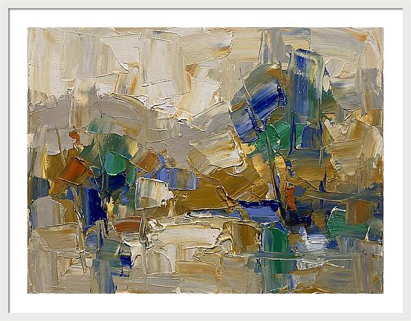Spring Rain Abstract Landscape
