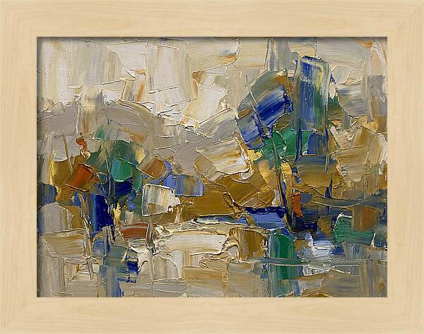 Spring Rain Abstract Landscape