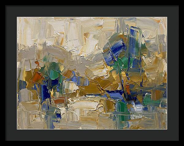 Spring Rain Abstract Landscape