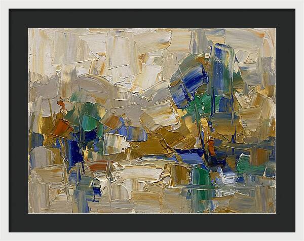 Spring Rain Abstract Landscape