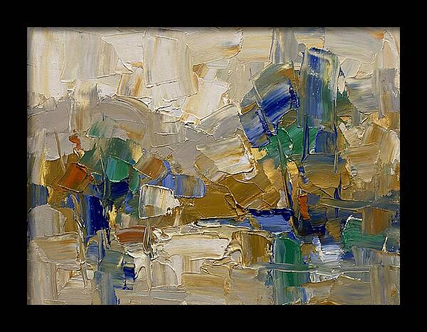 Spring Rain Abstract Landscape