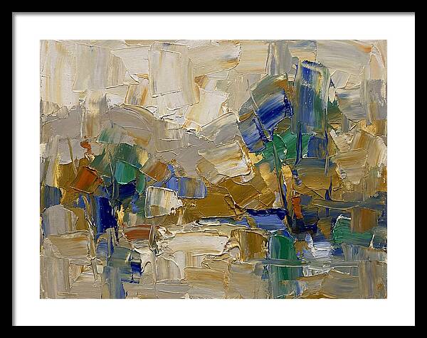 Spring Rain Abstract Landscape