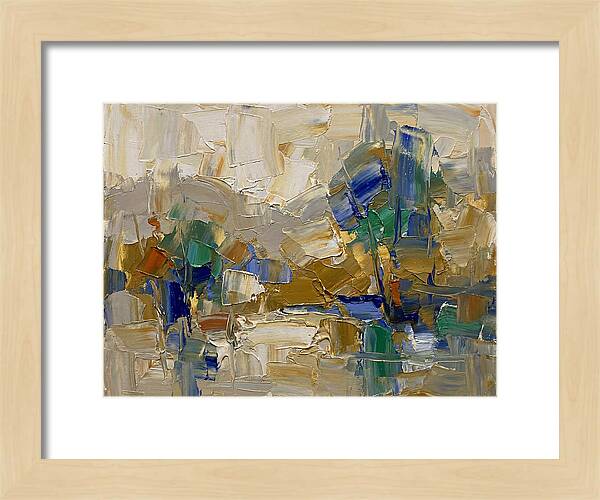 Spring Rain Abstract Landscape
