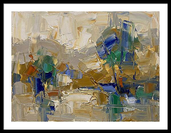 Spring Rain Abstract Landscape
